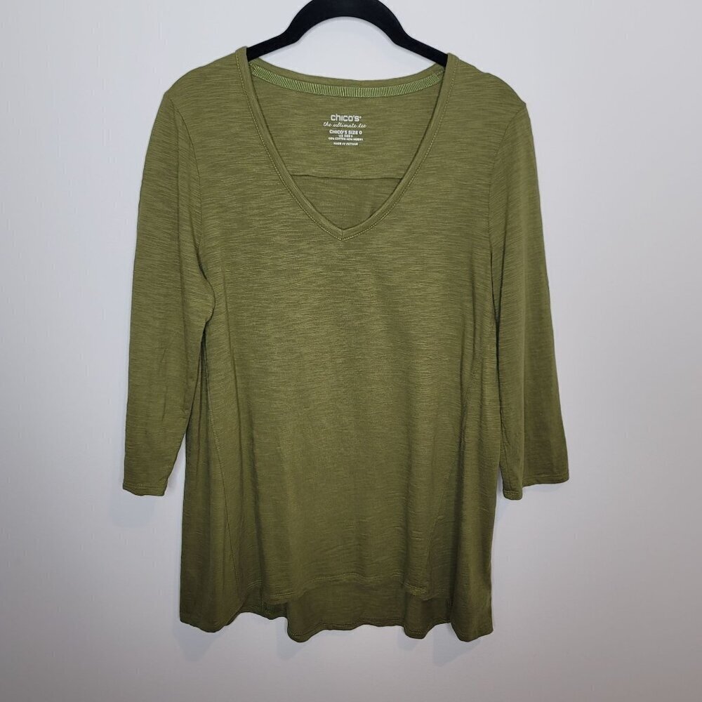 Chico's Blouse Womens‎ 0 (Small)